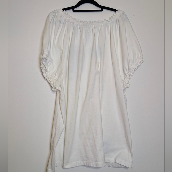 Mediterranean Boho Peasant Top 3X Embroidered 100% Cotton Resort Summer - Picture 2 of 7